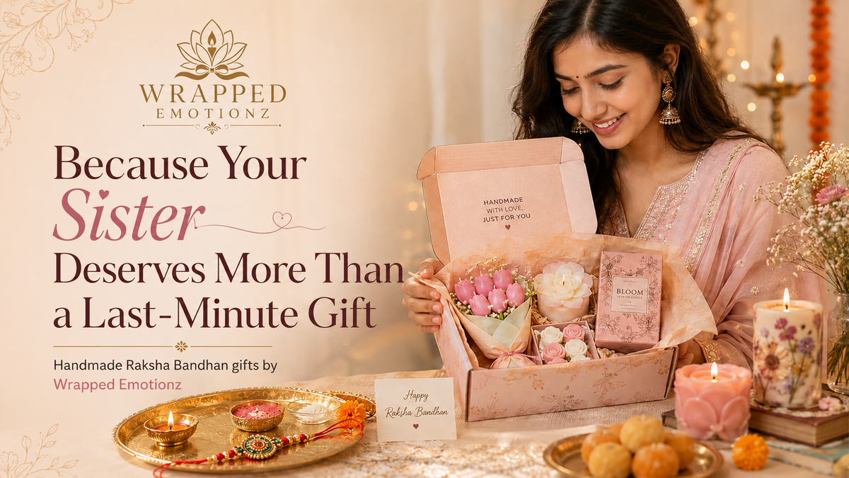Raksha Bandhan Gift Ideas 2026: Handmade Candles & Hampers Your Sister Will Love