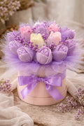 Lavender Bloom Candle Bouquet Box 💐🕯️