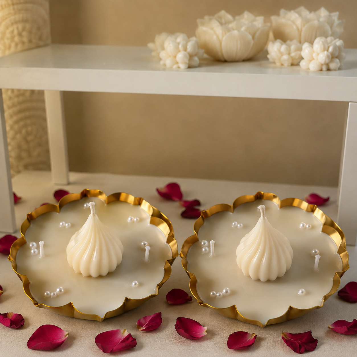 Modak Glow Urli Candle- One Pc