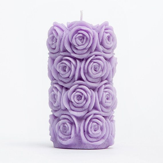 Rose Pillar Candle 🌹🕯️
