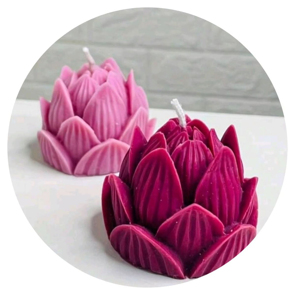 Blush Lotus Candle 🌸🕯️