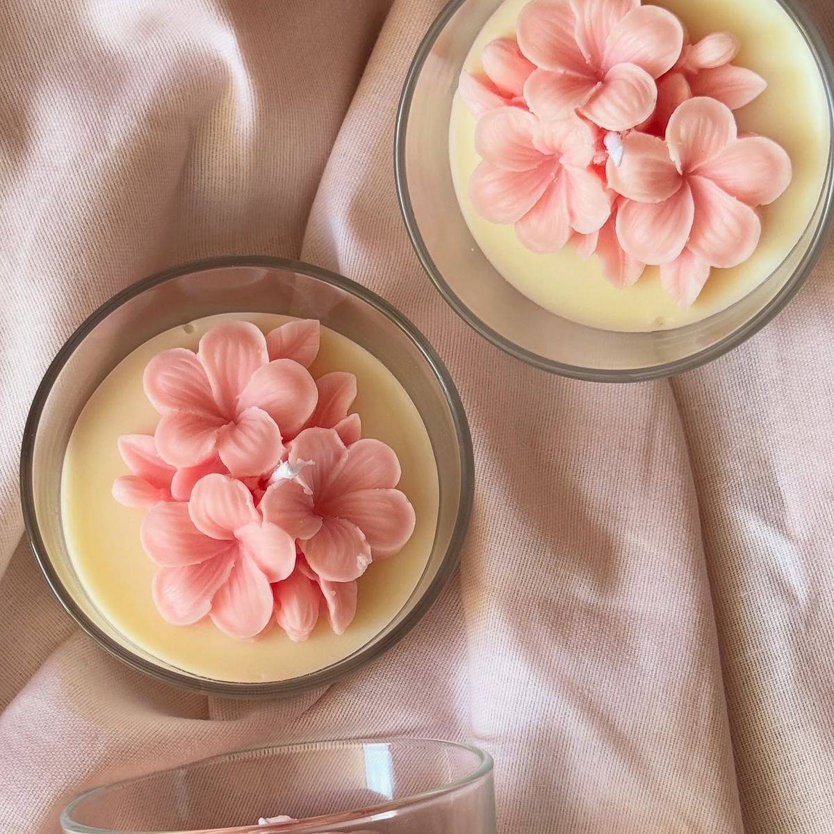 Pastel Bloom Jar Candle