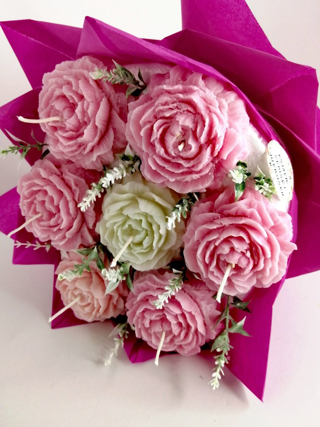 Bundle of Love Rose Candle Bouquet