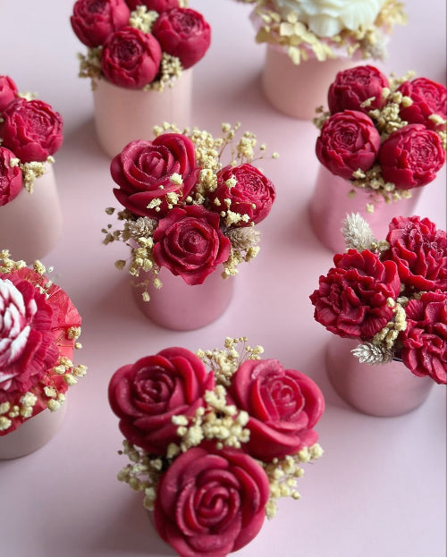 Elegant Floral Candle Arrangements Blooms That Last Forever