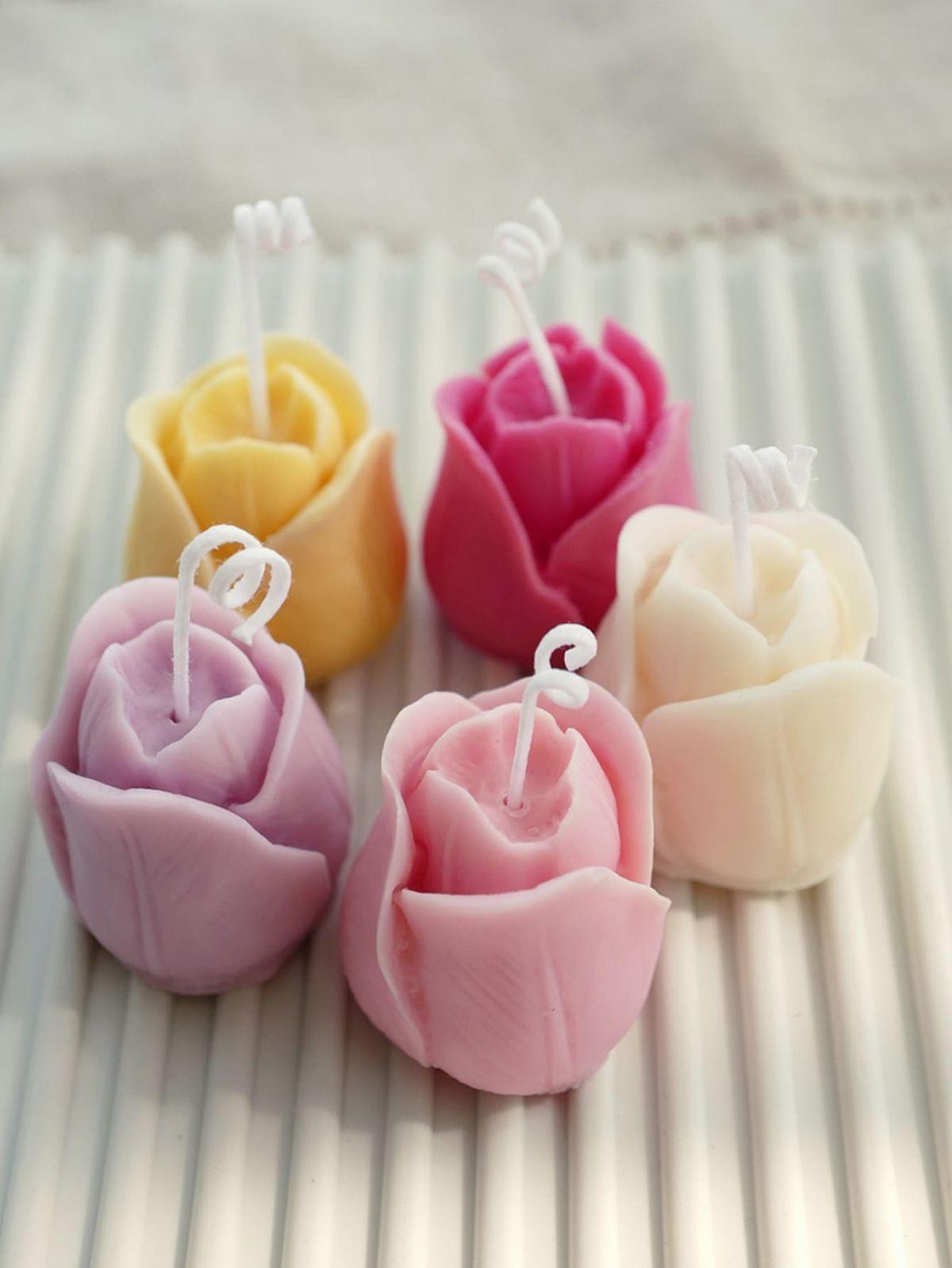 Rose Candle Sticks Bouquet 🌷🕯️