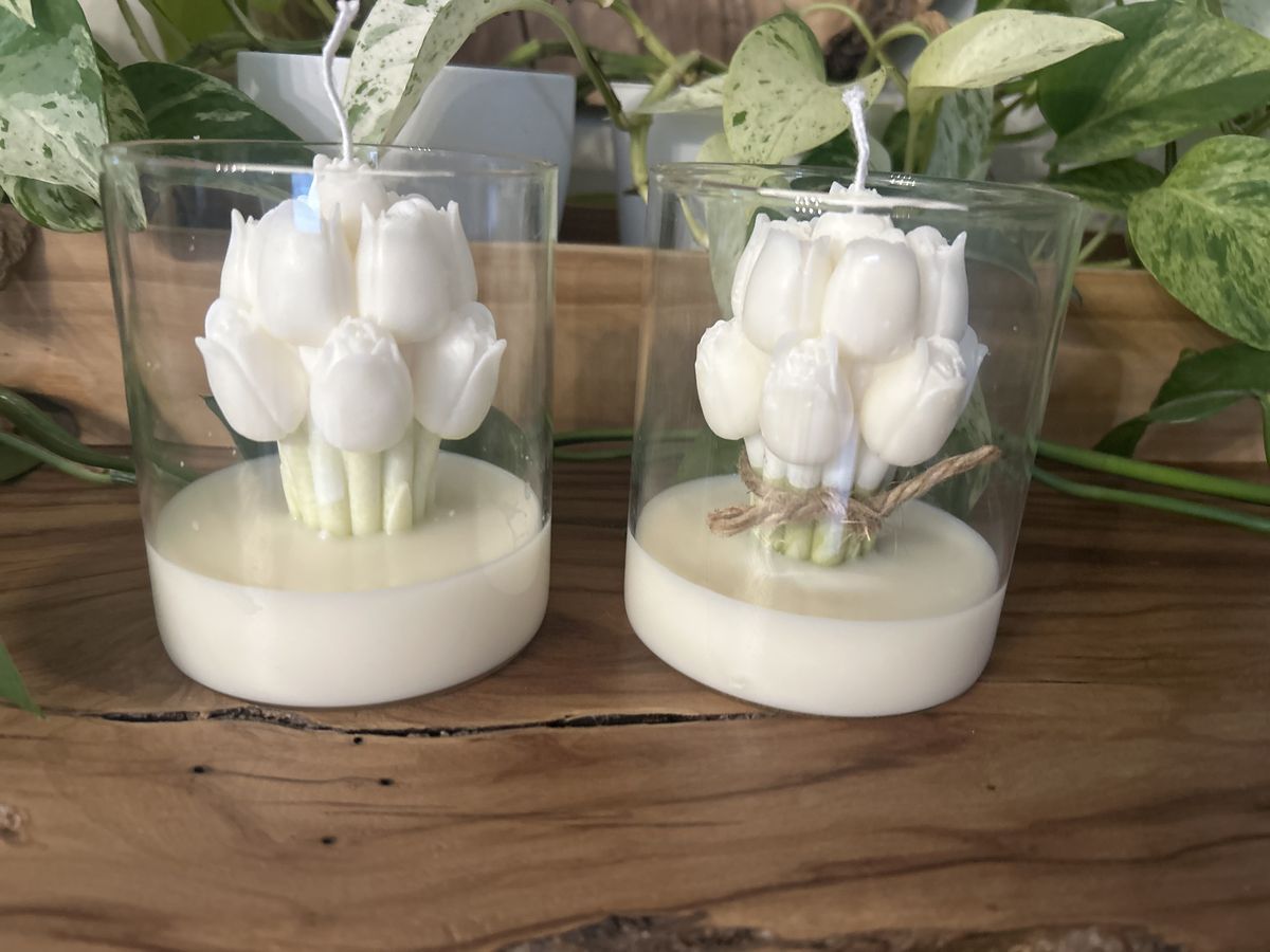 Pastel Bloom Jar Candle