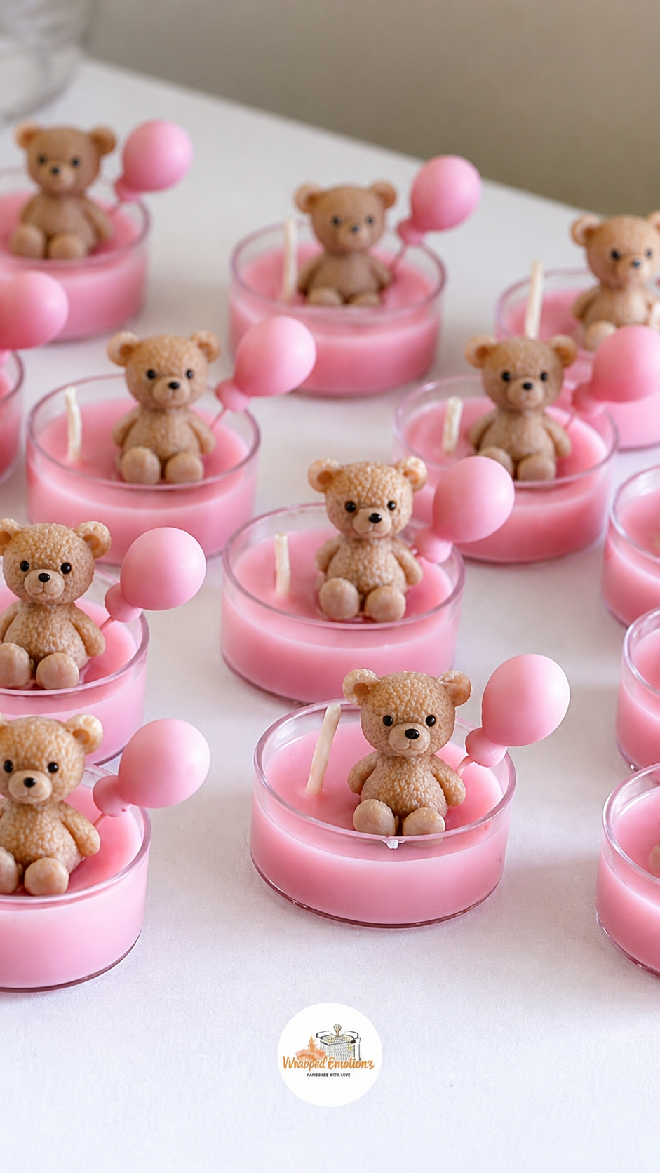 Teddy Bear Candle – Adorable Handcrafted Candle for Gifting 🧸✨