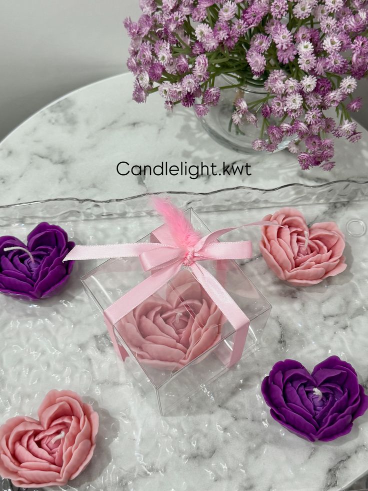 Rose Heart Candle Gift Box 💝🕯️