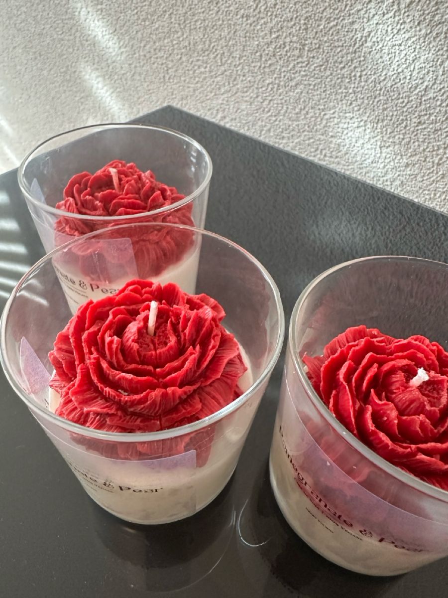 Rose Bloom Pastel Jar Candle