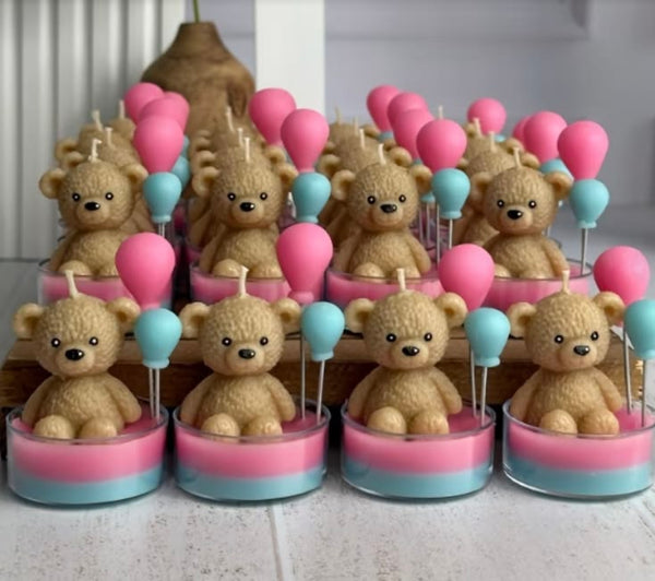 Teddy Bear Candle