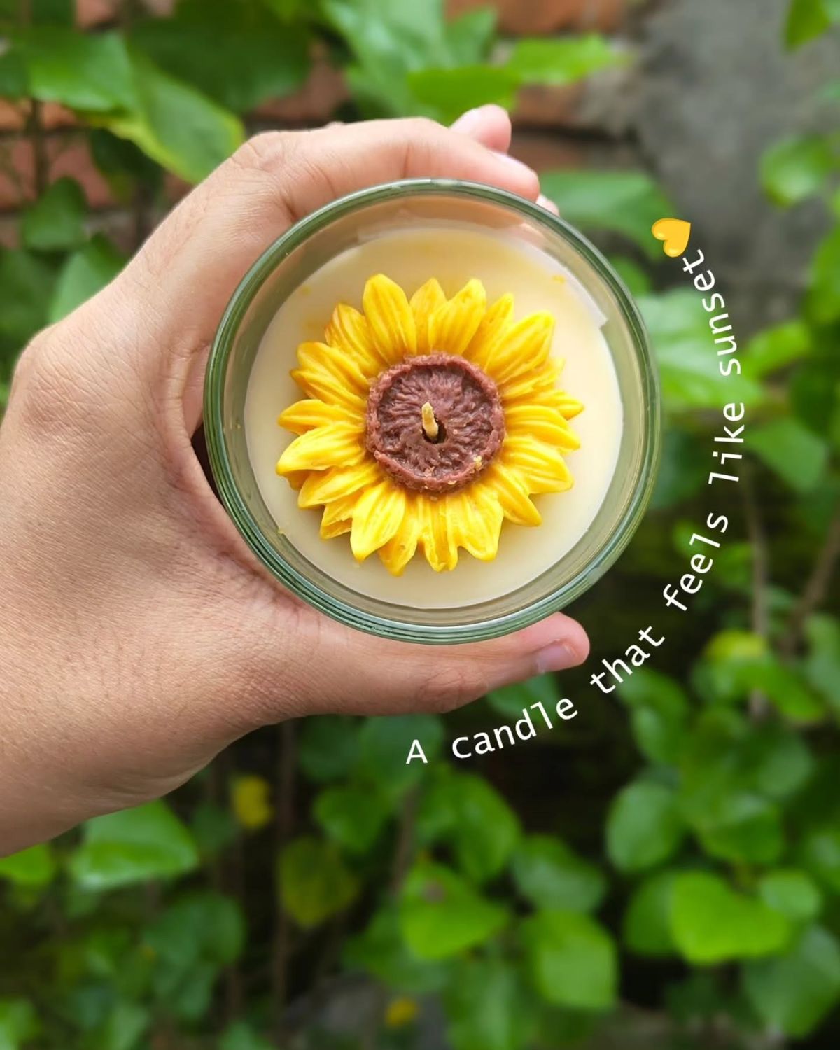 Sunflower Glow Pastel Jar Candle