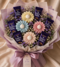 Daisy Candle with Chocolate Luxury Item
