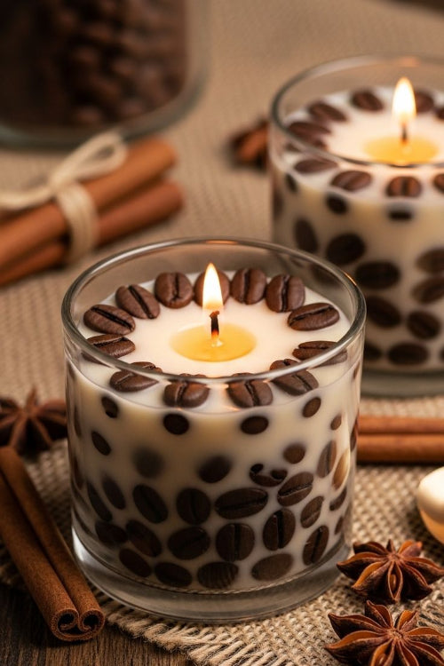 Coffee Bean Jar Candle