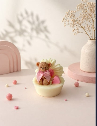 Teddy Bear Candle – Adorable Handcrafted Candle for Gifting