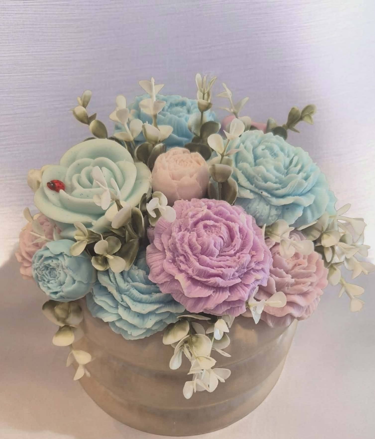 Luxe Candle Blossom Arrangement