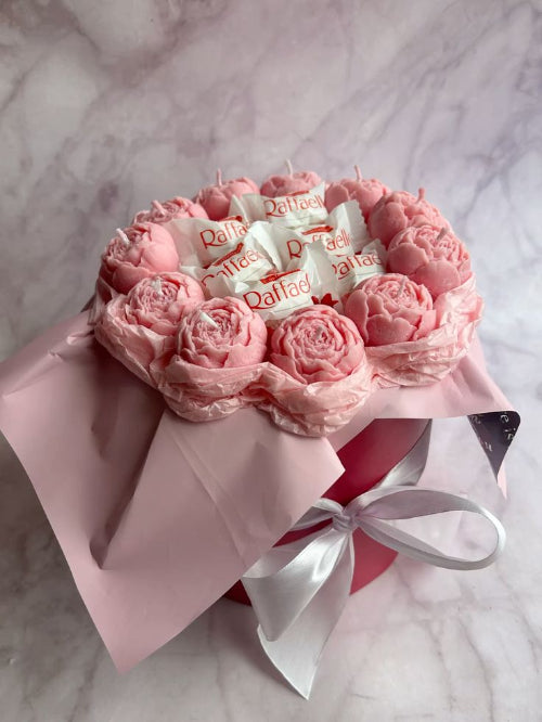 Roses with White Coconut chocolate