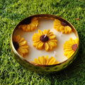 Round Urli with Sunflower