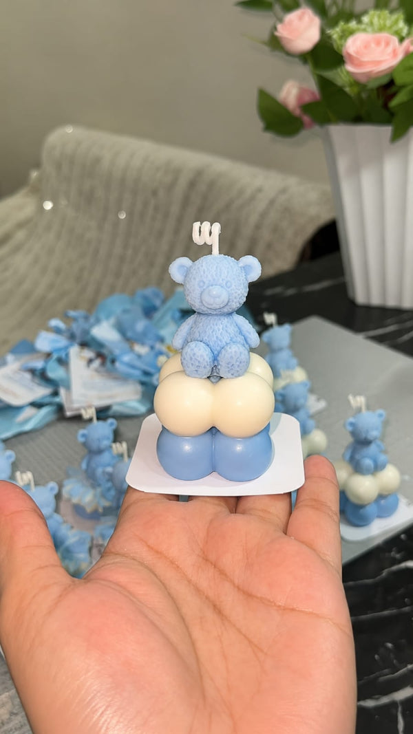 Personalised Teddy Bear Scented Soy Wax Candle