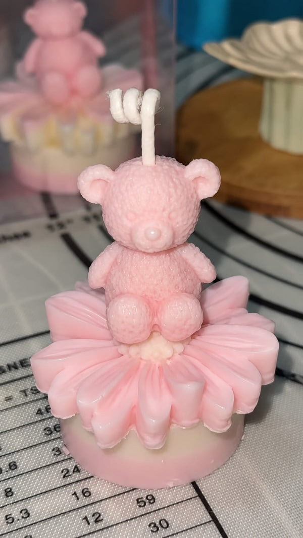 Personalised Teddy Bear Scented Soy Wax Candle