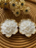 Urli-inspired with Pumeria on top handcrafted design