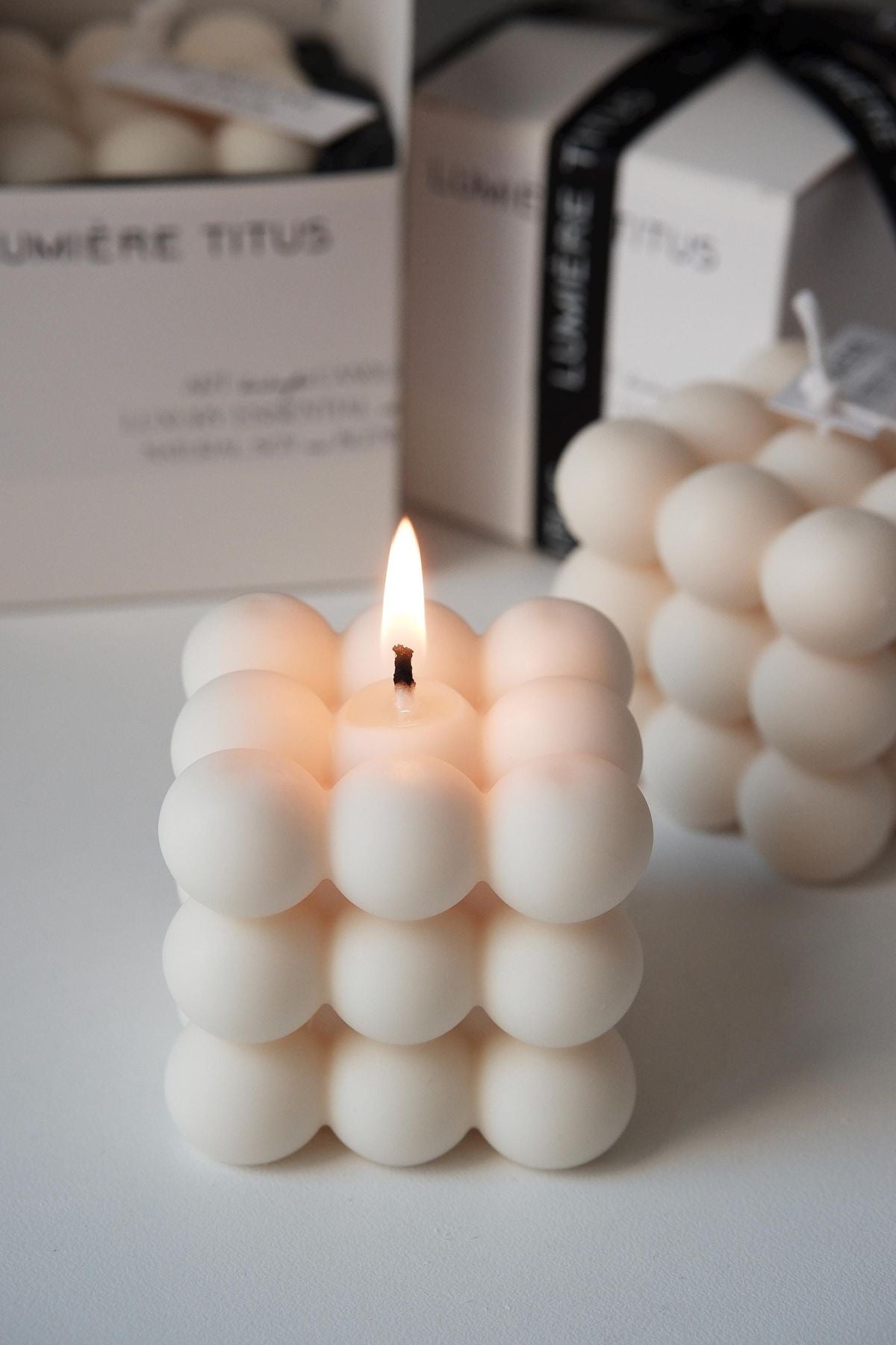 Blush Bubble Gift Candle